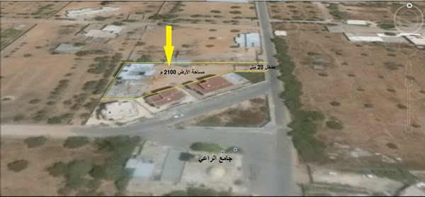بيع ارض داخل مخطط حي الاندلس الجنوبي طرابلس